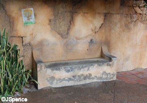 Africa Wall-Bench