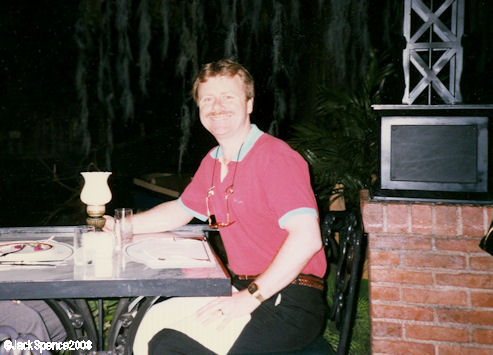 Jack at the Blue Bayou Restaurant in Disneyland in 1996