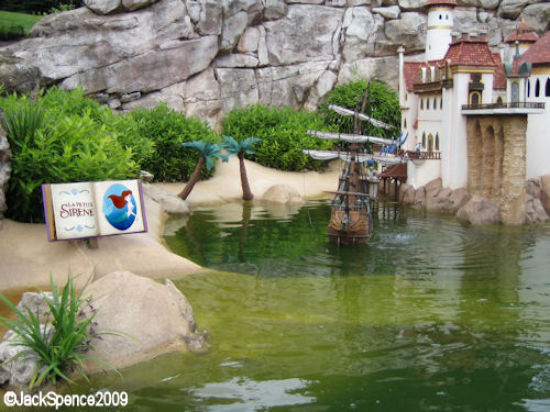 Disneyland Paris Fantasyland Land of the Fairytales Prince Eric's Ship and Castle Little Mermaid