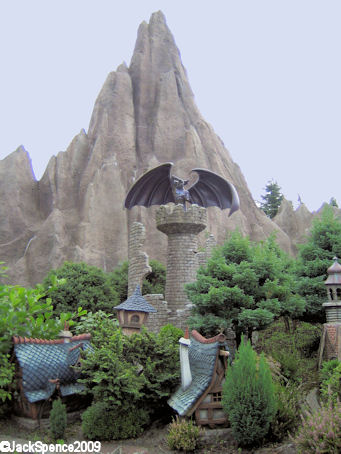 Disneyland Paris Fantasyland Land of the Fairytales Bald Mountain and Chernabog