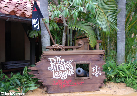 The Pirate League Sign