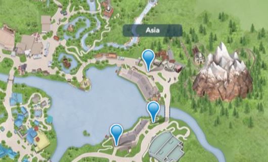 Rivers of Light Map