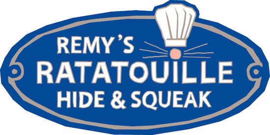 Ratatouille Hide and Squeak Logo