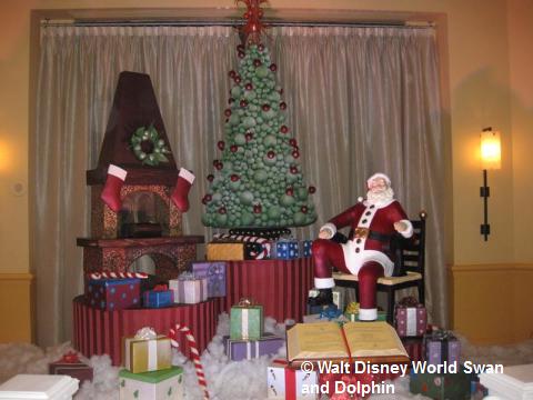 Walt Disney World Swan Chocolate Santa