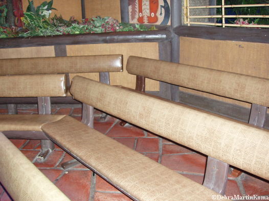 Tiki Room Bench Seats